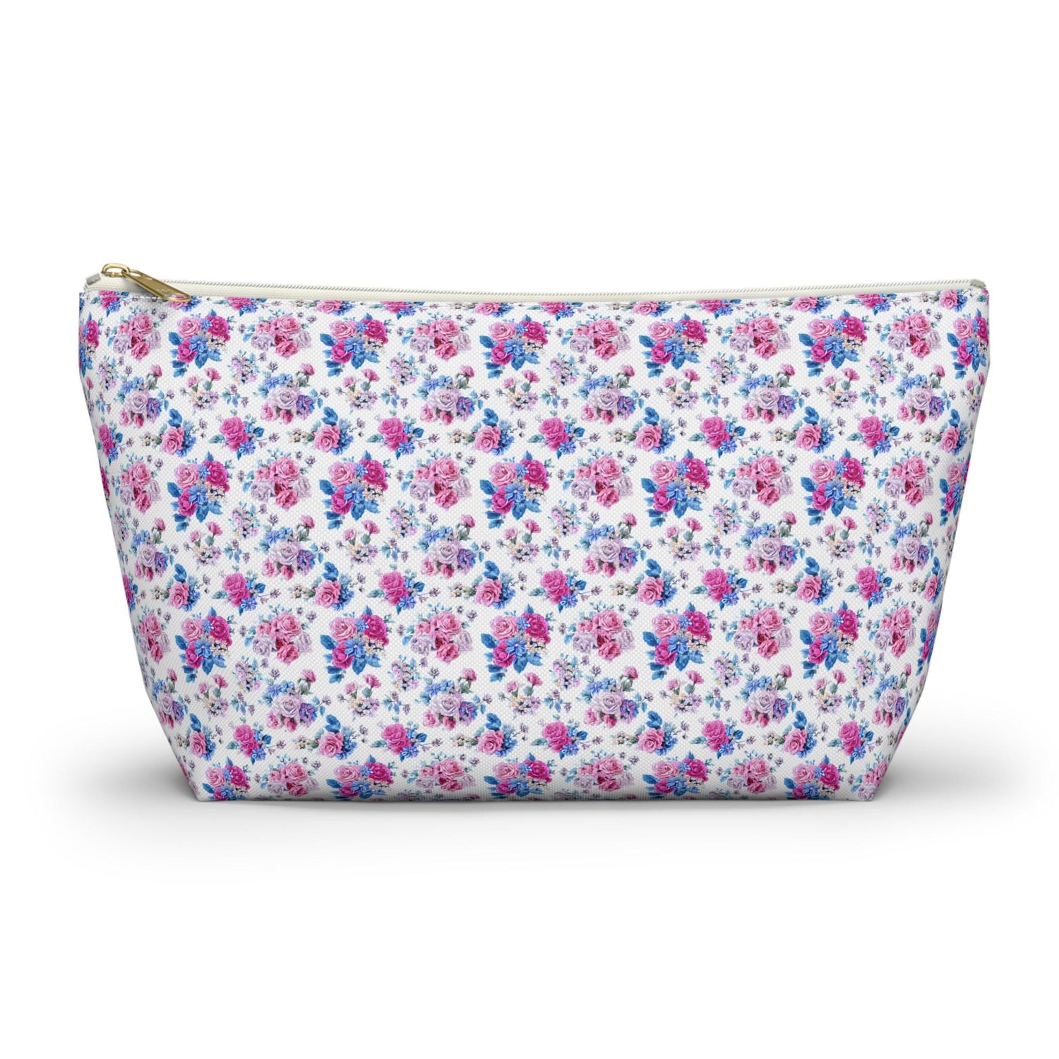 Floral Accessory Pouch, Makeup Bag, Cosmetic Bag, Travel Organizer, Gift for Her, Flower Print Pouch