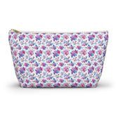 Floral Accessory Pouch, Makeup Bag, Cosmetic Bag, Travel Organizer, Gift for Her, Flower Print Pouch
