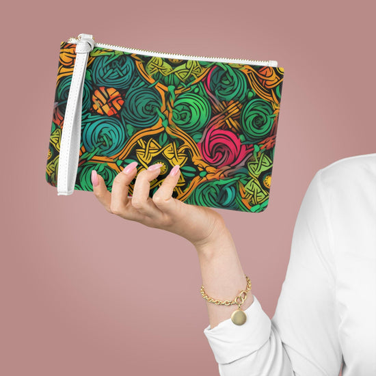 Colorful Boho Clutch Bag for Festivals, Date Night, Stylish Accessory, Gifts for Her, Summer Outings, Handmade Pouch