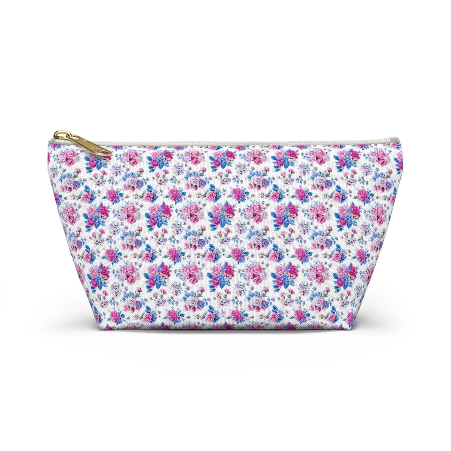 Floral Accessory Pouch, Makeup Bag, Cosmetic Bag, Travel Organizer, Gift for Her, Flower Print Pouch
