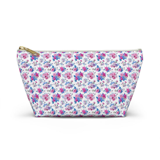 Floral Accessory Pouch, Makeup Bag, Cosmetic Bag, Travel Organizer, Gift for Her, Flower Print Pouch