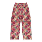 Bohemian Floral Pajama Pants, Cozy Lounge Pants, Indoor Wear, Flower Print Sleepwear, Gift for Her, Relaxation Outfit