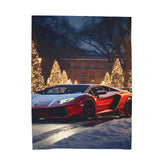 Velveteen Plush Blanket, Luxury blankets, Holiday Blankets, Bedroom Blanket, Couch Throw, Lamborghini Portrait, Boys Bedroom, Warm Cozy Blanket