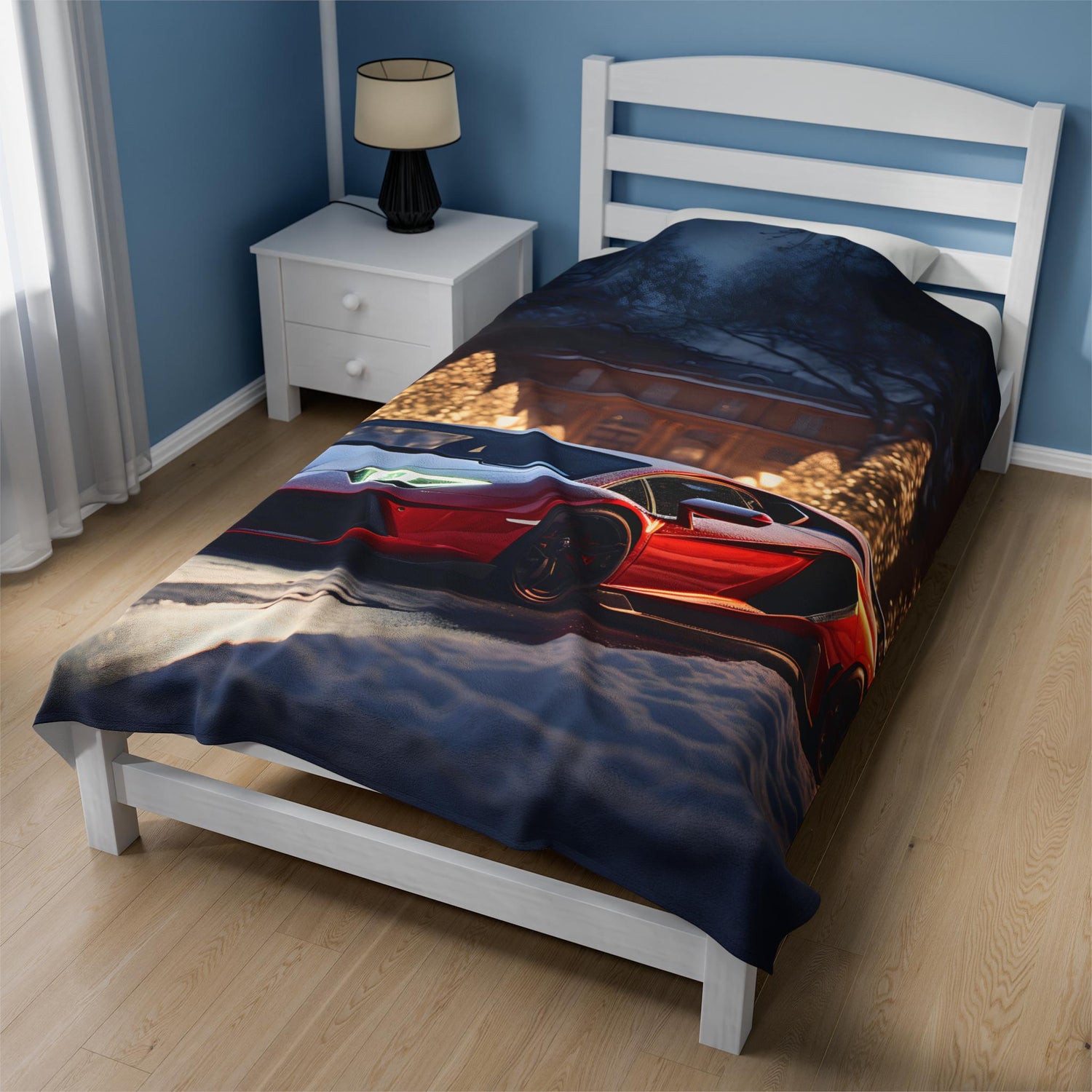 Lamborghini Holiday Velveteen Plush Blanket, Luxury blankets, Xmas Blankets, Bedroom Blanket, Couch Throw, Boys Bedroom, Car Lover Gift