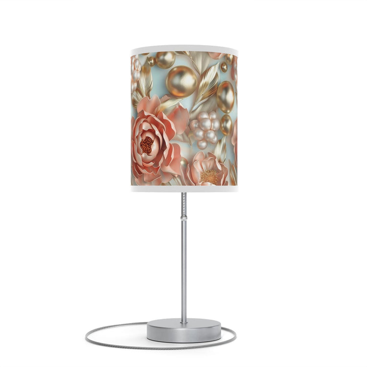 Floral Table Lamp, Elegant Decor, Bedside Lighting, Home Gift, Bedroom Decoration, Modern Lighting Fixture, Flower Design