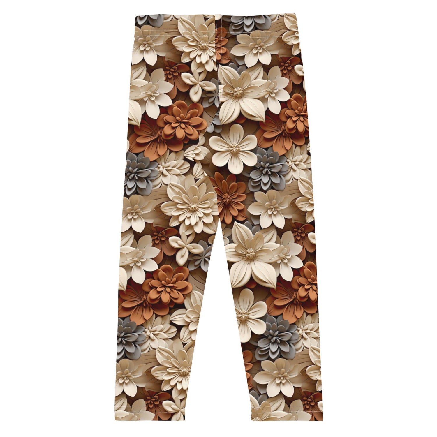 Whimsical Floral All-Over Print Leggings for Kids - Soft, Stylish, and Comfortable!