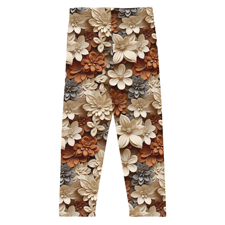 Whimsical Floral All-Over Print Leggings for Kids - Soft, Stylish, and Comfortable!