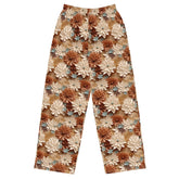All-Over Floral Print Wide-Leg Pants – Stylish & Comfortable Women&