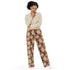 All-Over Floral Print Wide-Leg Pants – Stylish & Comfortable Women&