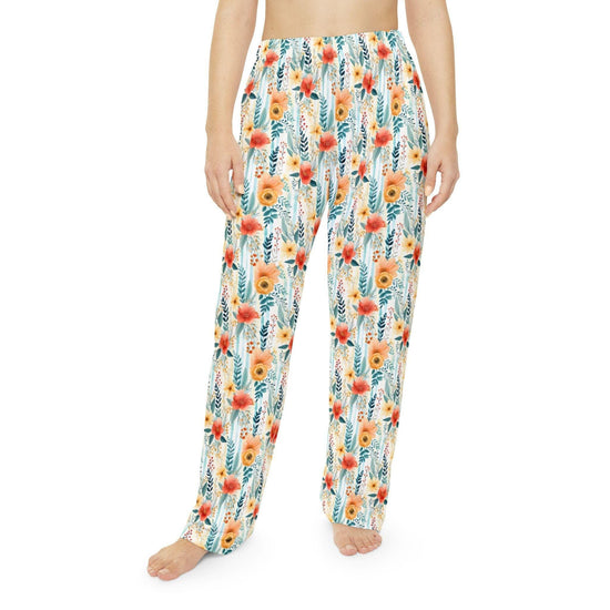 Pantalones de pijama florales para mujer: noches acogedoras, ropa de estar por casa relajante, regalo para dormir, vacaciones de verano, ropa de dormir cómoda, cuidado personal, ropa para estar en casa.