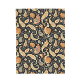 Bohemian Paisley Velveteen Plush Blanket, Cozy Throw for Home Decor, Stylish Gift, Bedroom Accent, Perfect for All Seasons
