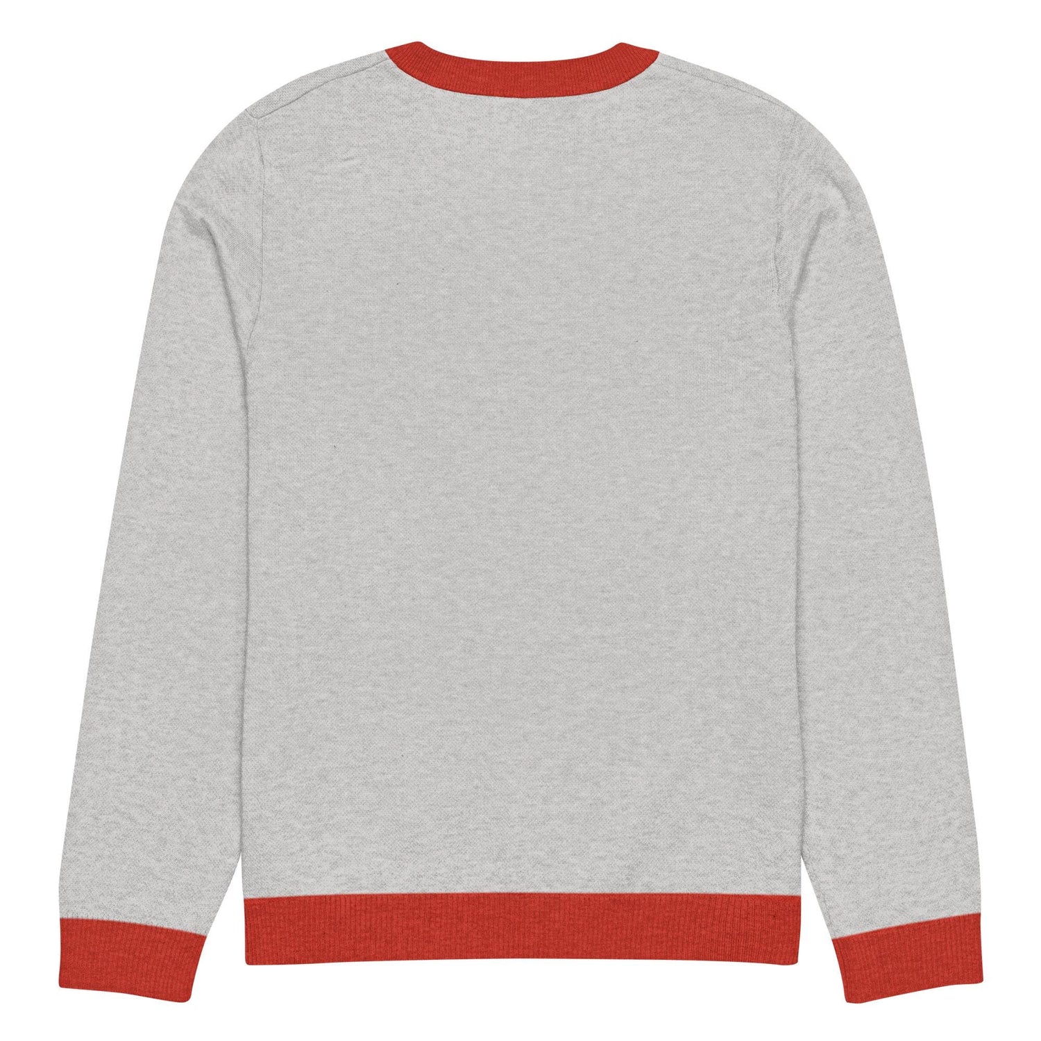 Festive Knitted Christmas Fun Cat Design Crew Neck Sweater – Purrfect Holiday Style