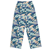 Chinoiserie Delight: Unisex Wide-Leg Relaxed Style Pants – All-Over Print