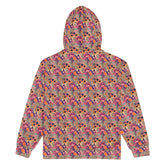 Color Burst: Unisex Vibrant All Over Print Zip Hoodie