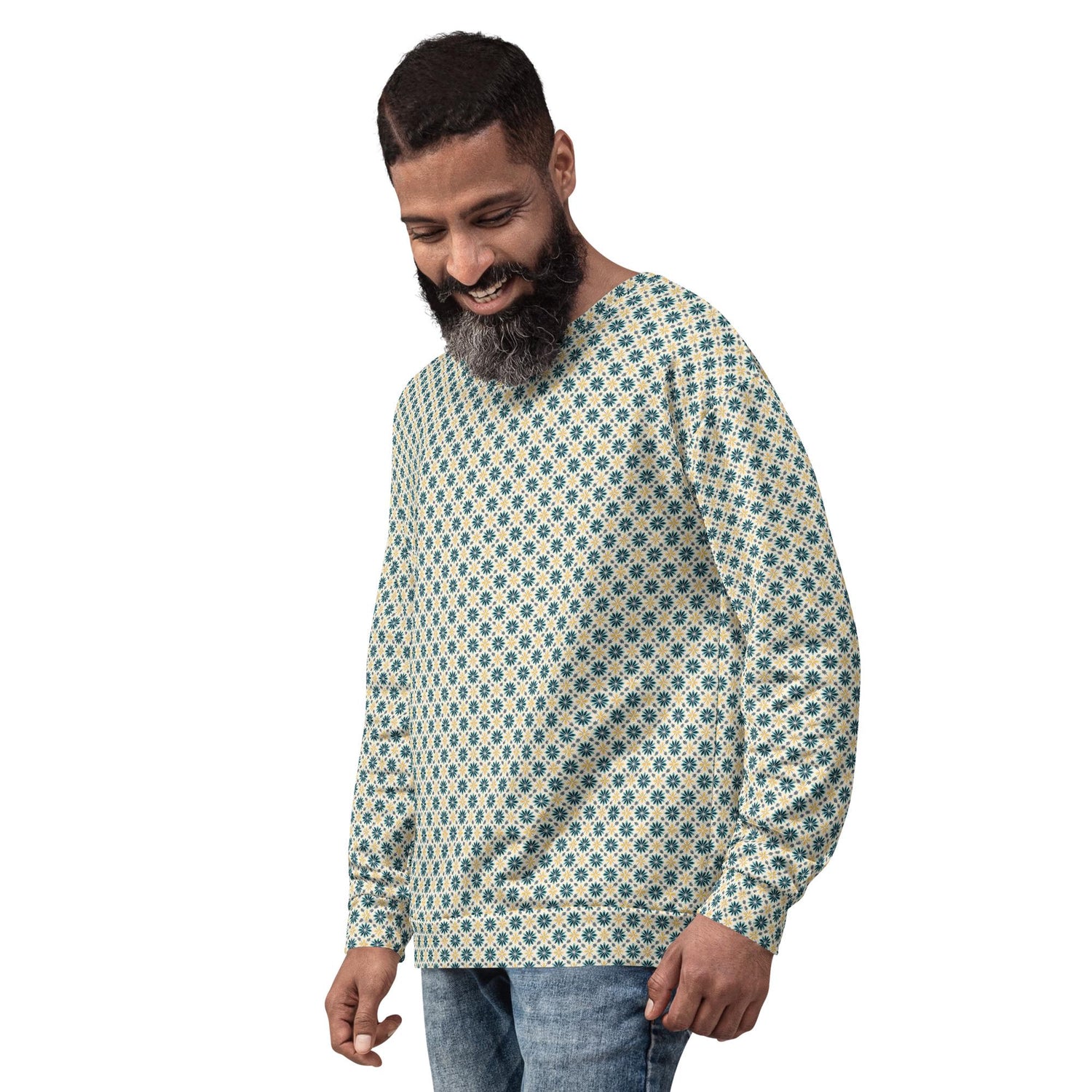 Men’s All-Over Print Casual Sweatshirt | Fashionable Unisex Pullover | Trendy Graphic Hoodie | Cozy, Comfortable & Stylish Sweatshirt