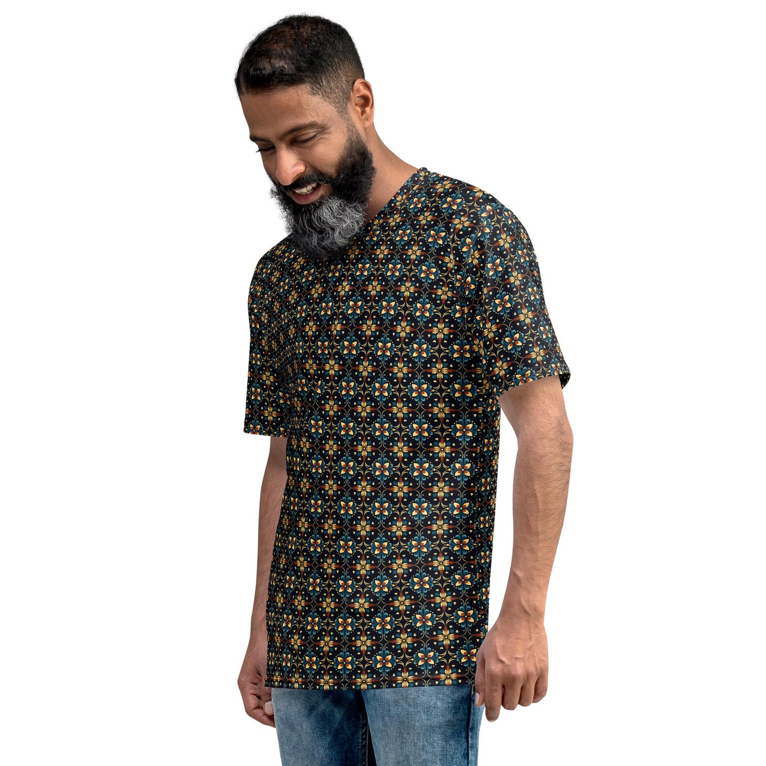 Stylish Geometric All-Over Print Men&