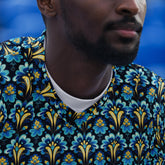 Bright Colorful Recycled Men’s Sports Jersey | Stylish, Eco-Friendly Activewear | Trendy Athletic Shirt | Comfortable, Fashion Sportswear