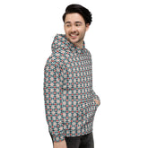 Vibrant All-Over Print Hoodie for Men - Ultra-Soft, Comfortable, Stylish - Perfect for Casual Wear & Bold Fashion Statements