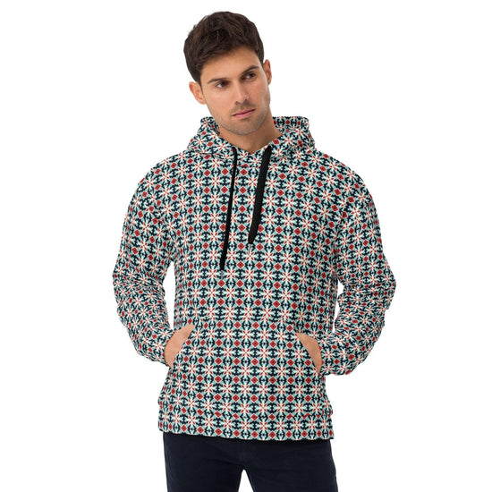 Vibrant All-Over Print Hoodie for Men - Ultra-Soft, Comfortable, Stylish - Perfect for Casual Wear & Bold Fashion Statements