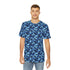 Blue Camo Tee - Casual Streetwear, Cool Graphic T-Shirt for Men, Summer Essential, Perfect Gift for Outdoor Lovers, Everyday Wear