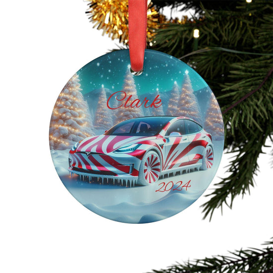 Personalized Acrylic  Ornament | Holiday Decor | Custom Car Ornament | Christmas Gift | Keepsake for Family & Friends | 2024