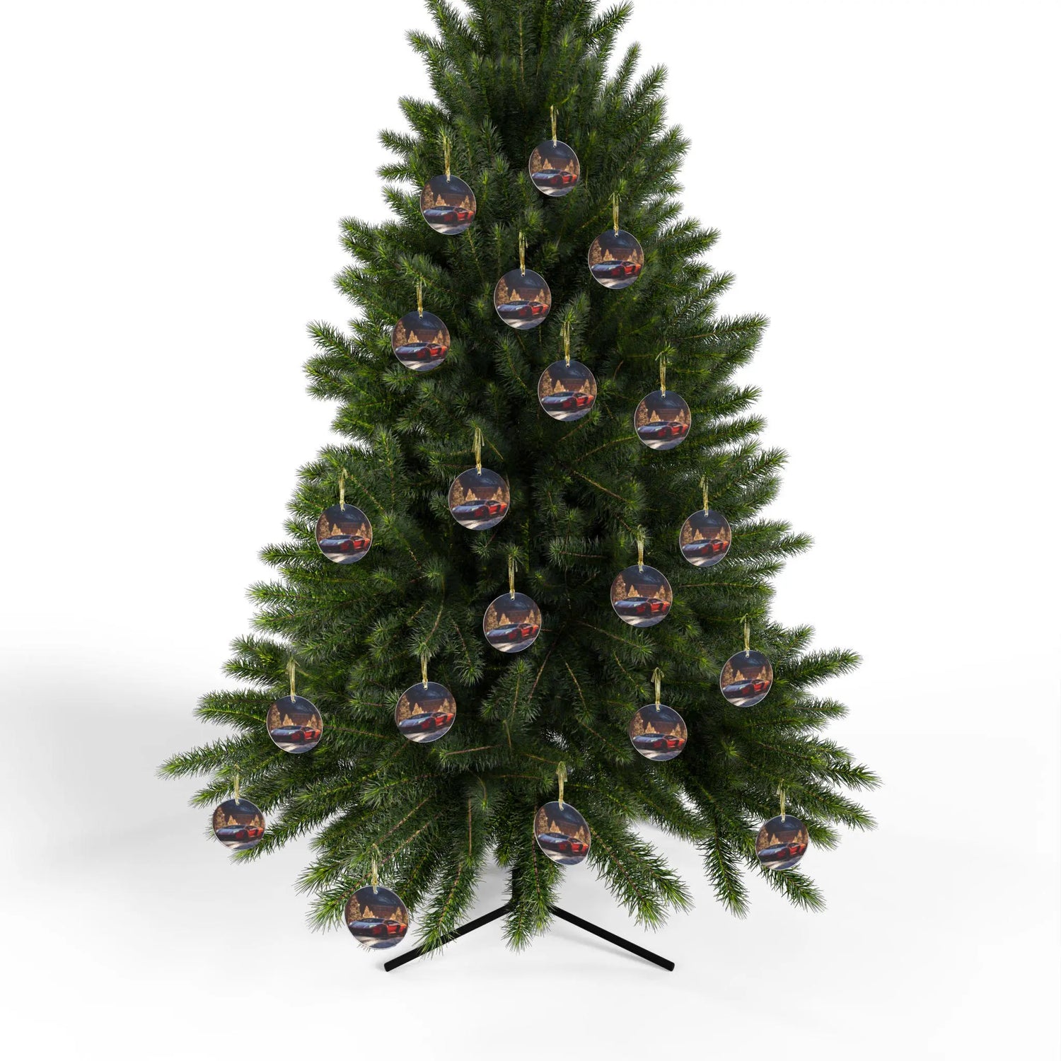 Acrylic Ornaments, Red lamborghini, Holiday Design, Designer ornament, Luxury Ornament, Christmas tree ornament, Christmas Decor The Aurora Touch