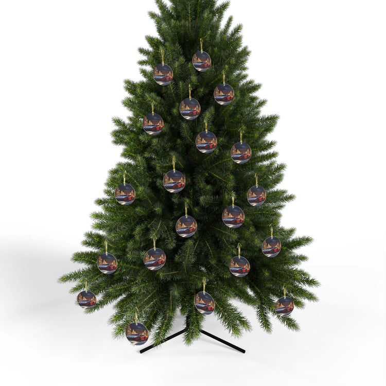 Acrylic Ornaments, Red lamborghini, Holiday Design, Designer ornament, Luxury Ornament, Christmas tree ornament, Christmas Decor The Aurora Touch