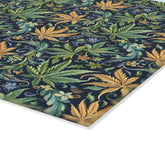 Artisan Floral Glass Cutting Board - Elegant Kitchen Decor, Gift for Foodies, Housewarming, Cooking Essentials, Unique Home Decor