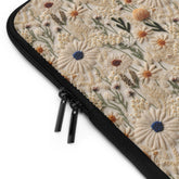 Floral Laptop Sleeve, Nature-Inspired Tech Case, Perfect Gift for Students, Eco-Friendly Accessory, Laptop Bag for Travel, Mother&