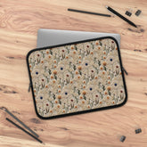 Floral Laptop Sleeve, Nature-Inspired Tech Case, Perfect Gift for Students, Eco-Friendly Accessory, Laptop Bag for Travel, Mother&