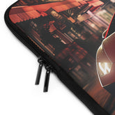 Sports Car Laptop Sleeve - Personalized Tech Case, Gift for Car Lovers, Custom Laptop Bag, Unique Present for Him, Red Lamborghini Design
