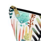 Floral Accessory Pouch - Nature-Inspired Makeup Bag, Travel Organizer, Gift for Her, Summer Vibes, Floral Print, Boho Style