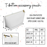 Floral Accessory Pouch - Nature-Inspired Makeup Bag, Travel Organizer, Gift for Her, Summer Vibes, Floral Print, Boho Style