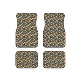 Bohemian Car Mats Set of 4, Artistic Auto Flooring, Vintage Style Car Accessories, Unique Gift for Travelers, Car Decor
