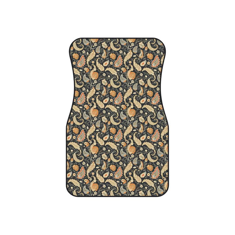 Bohemian Car Mats Set of 4, Artistic Auto Flooring, Vintage Style Car Accessories, Unique Gift for Travelers, Car Decor