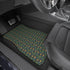 Floral Car Mats Set, Vibrant Auto Accessories, Unique Car Decor, Gift for Car Lovers, Stylish Floor Mats, Perfect for Road Trips