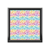 Colorful Music Note Jewelry Box, Decorative Storage for Musicians, Gift for Music Lovers, Unique Keepsake Organizer