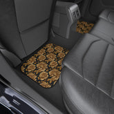 Elegant Floral Car Mats Set, Stylish Floor Mats for Cars, Vintage Rose Design for Home Decor, Unique Gift for Car Lovers, Car Accessories