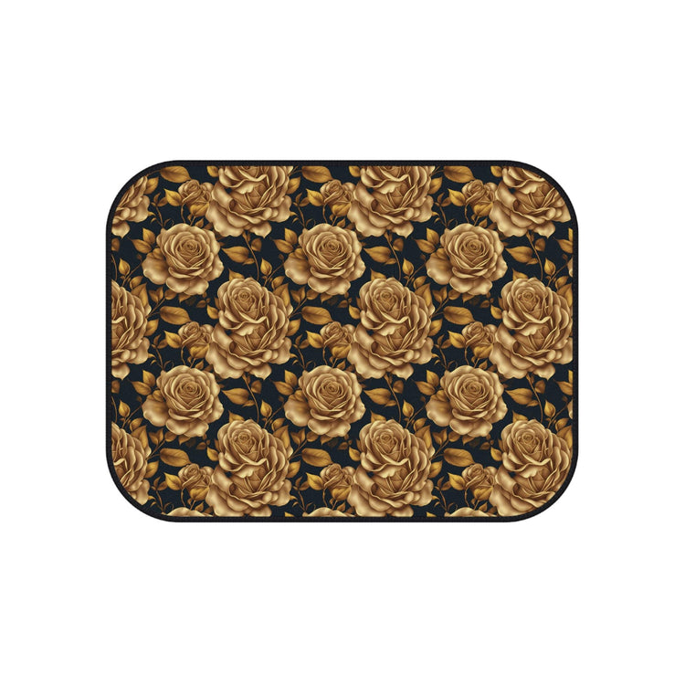Elegant Floral Car Mats Set, Stylish Floor Mats for Cars, Vintage Rose Design for Home Decor, Unique Gift for Car Lovers, Car Accessories