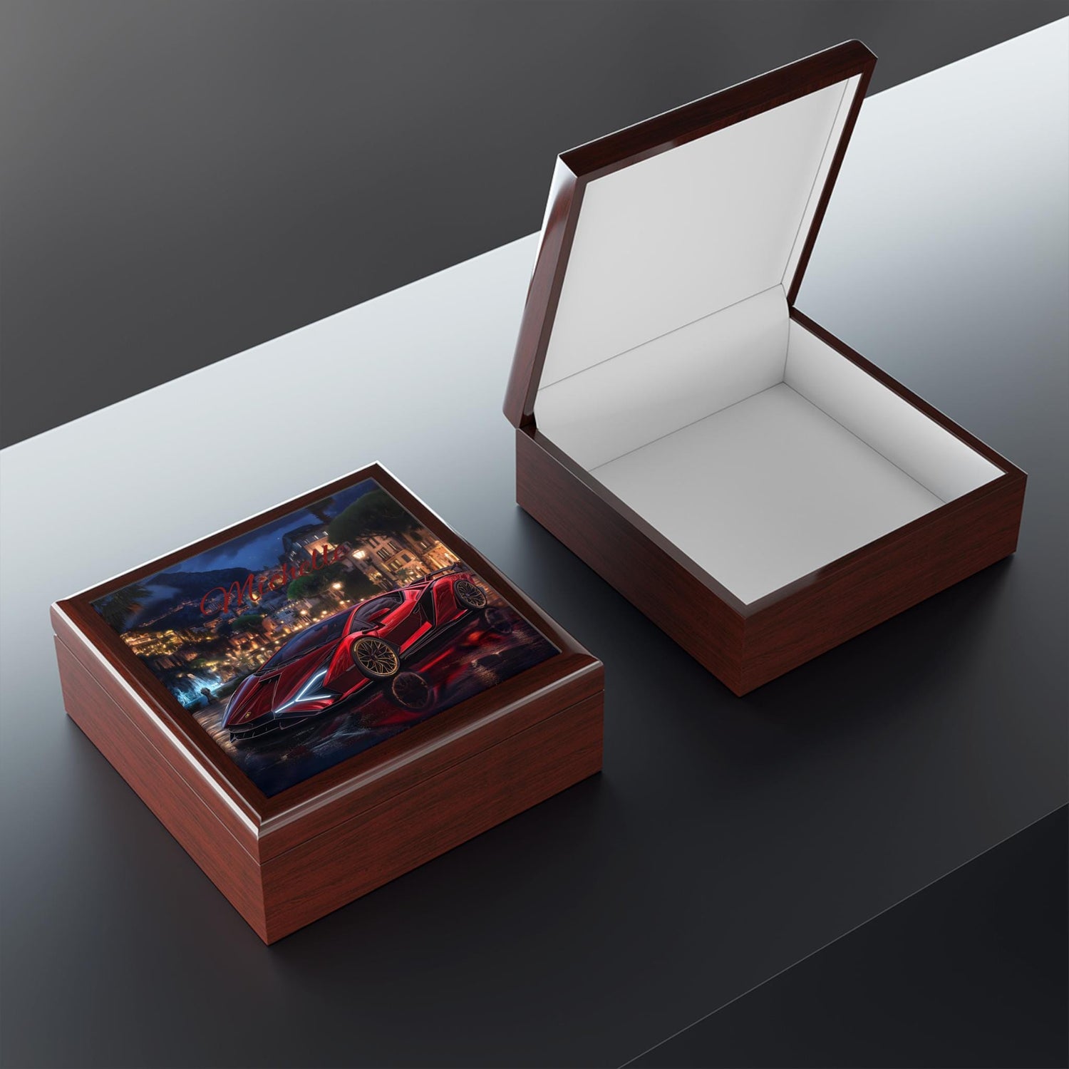 Luxury Car Jewelry Box, Personalized Gift, Elegant Storage, Car Enthusiast Keepsake, Holiday Presents