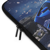 Personalized Car Lover Laptop Sleeve - Automotive Gift, Custom Tech Case, Stylish Computer Bag, Unique Present for Him, Blue Lamborghini