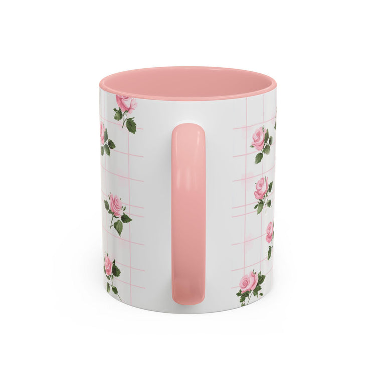 Charming Floral Accent Coffee Mug - Perfect for Tea Lovers, Gift Ideas, Mothers Day, Unique Home Decor, Floral Kitchenware