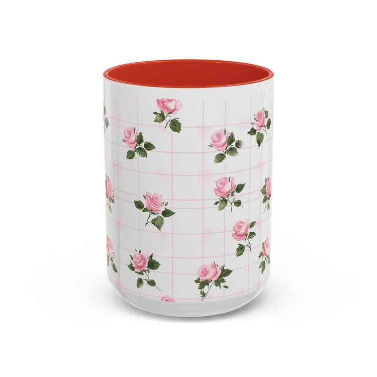 Charming Floral Accent Coffee Mug - Perfect for Tea Lovers, Gift Ideas, Mothers Day, Unique Home Decor, Floral Kitchenware