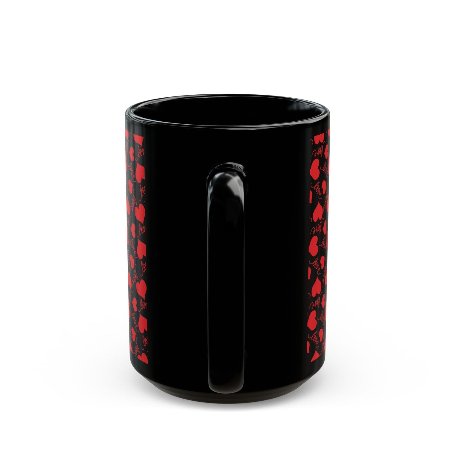Red Hearts Love Mug - Perfect for Valentine&