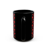 Red Hearts Love Mug - Perfect for Valentine&