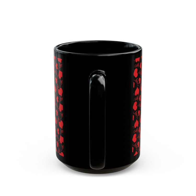 Red Hearts Love Mug - Perfect for Valentine&