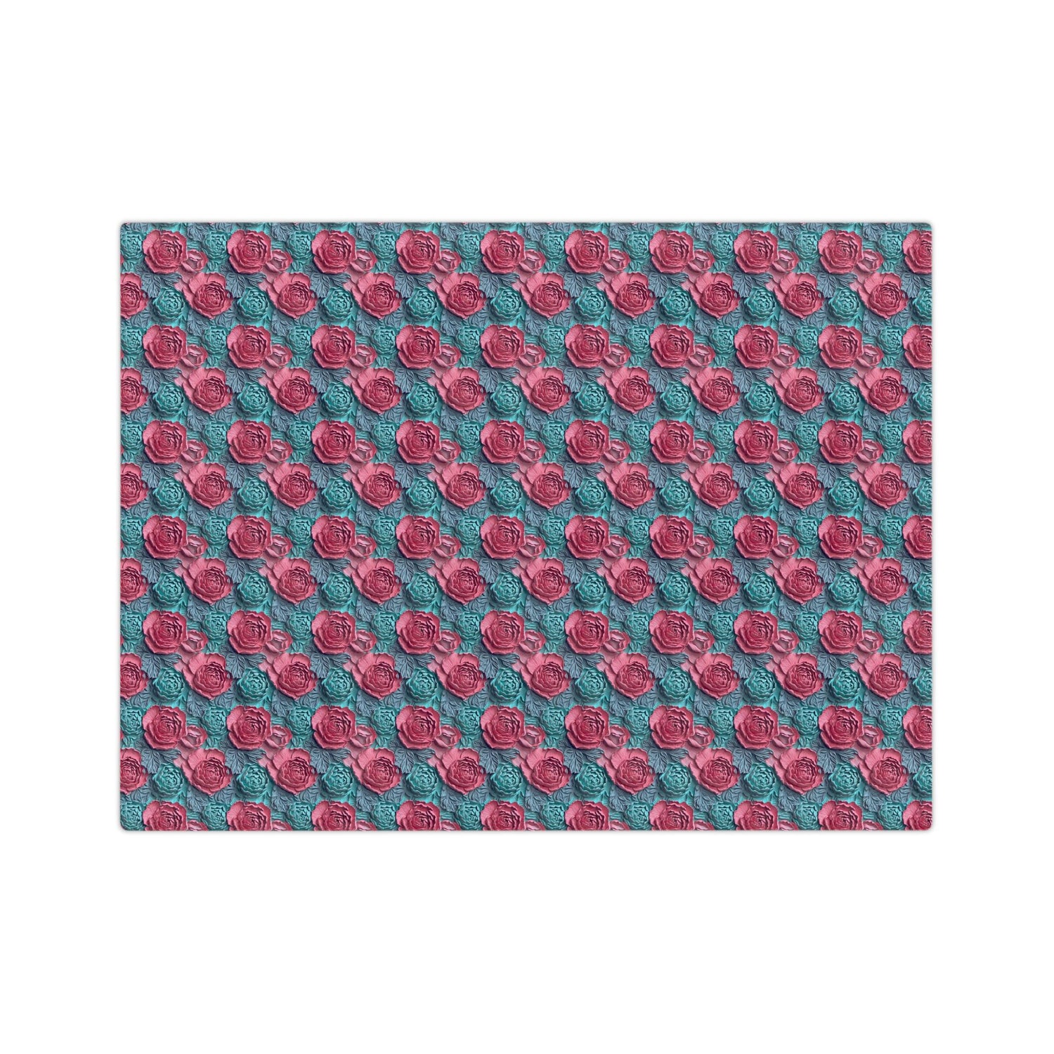 Floral Rose Microfiber Blanket, Cozy Throw, Soft Home Decor, Perfect Gift for Birthdays, Weddings, and Anniversaries