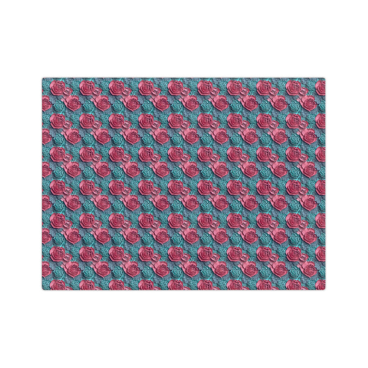 Floral Rose Microfiber Blanket, Cozy Throw, Soft Home Decor, Perfect Gift for Birthdays, Weddings, and Anniversaries