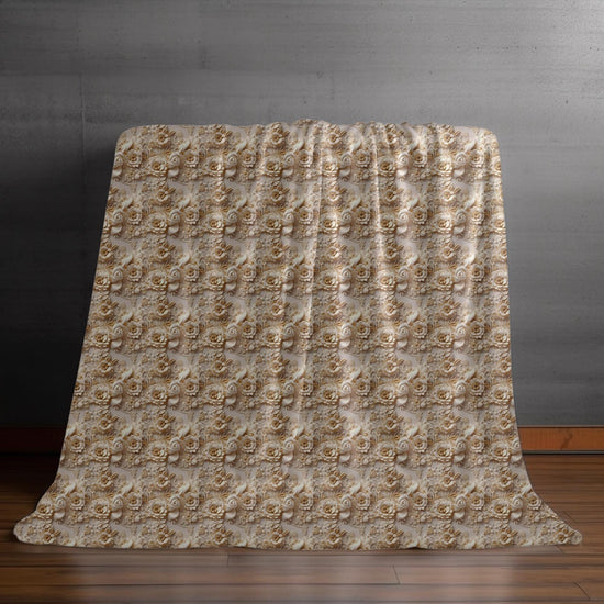 Elegant Velveteen Microfiber Blanket for Cozy Comfort, Luxurious Home Decor, Gift for Weddings, Valentine&