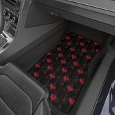 Elegant Gothic Car Mats - Set of 4, Unique Auto Accessories, Flooring for Holidays, Perfect for Car Lovers, Stylish Vehicle Decor